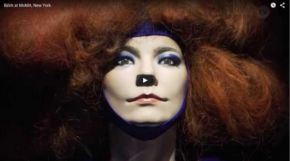 ویدئو Björk. Retrospective at MoMA, New York