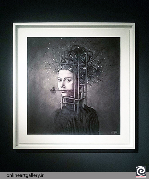 گزارش تصویری نمایشگاه آثار پژمان رحیمی زاده با عنوان "چشم هایم: تجربه های غلیظ تاریکی" در گالری طراحان آزاد( 13 شهریور94)