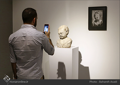 گزارش تصویری نمایشگاه سالانه مجسمه در میانه در گالری شیرین ( 19 تیر 94)