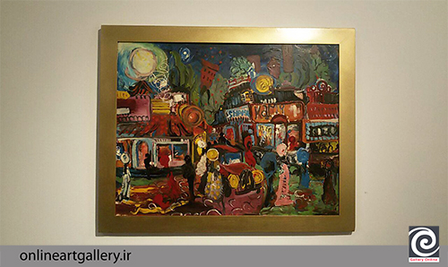 گزارش تصویری نمایشگاه نقاشی کامبیز خدابنده شهرکی در گالری هور( 26 تیر94)