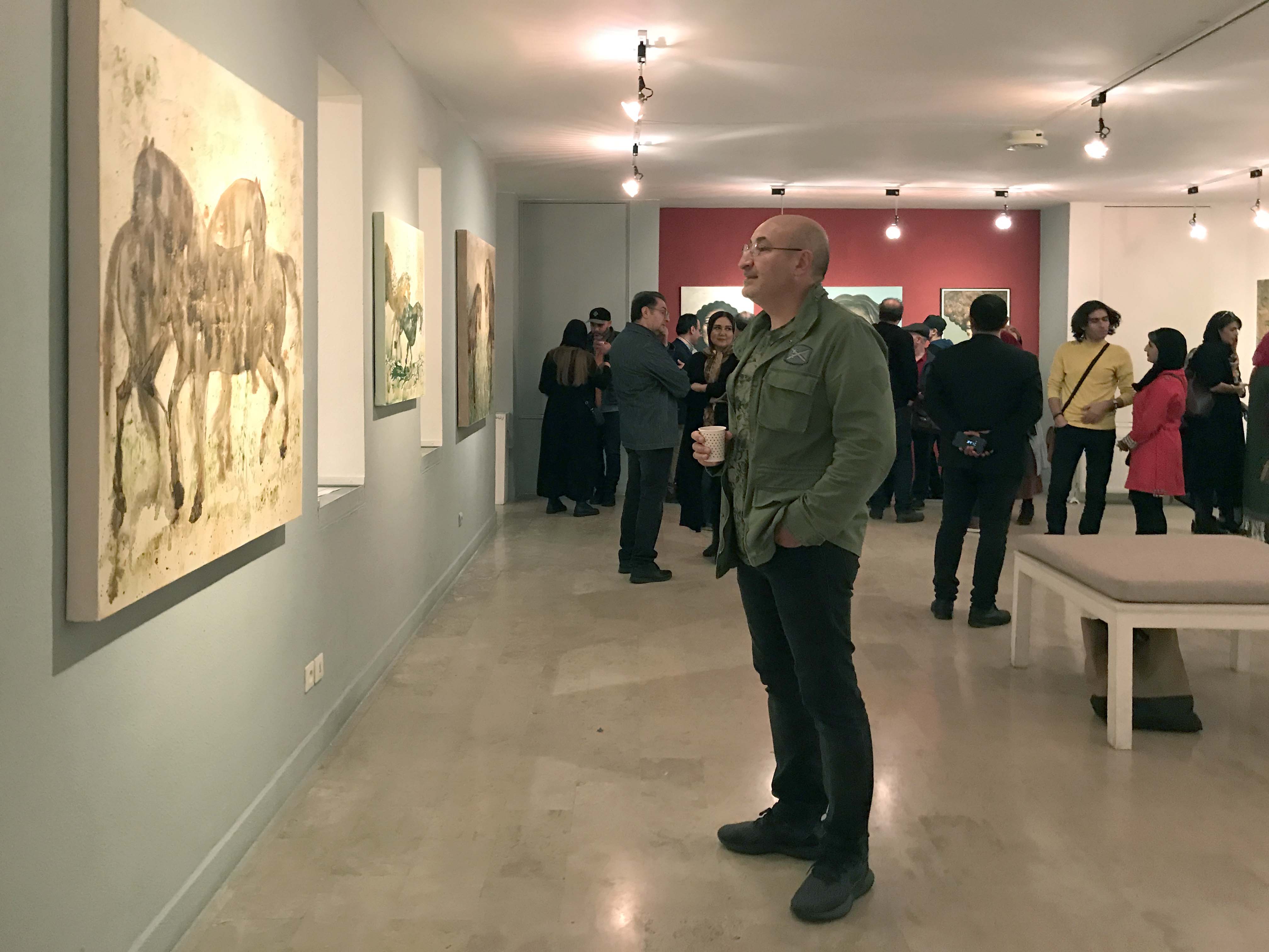 گزارش تصویری نمایشگاه "لایه های خیال" در گالری لاله