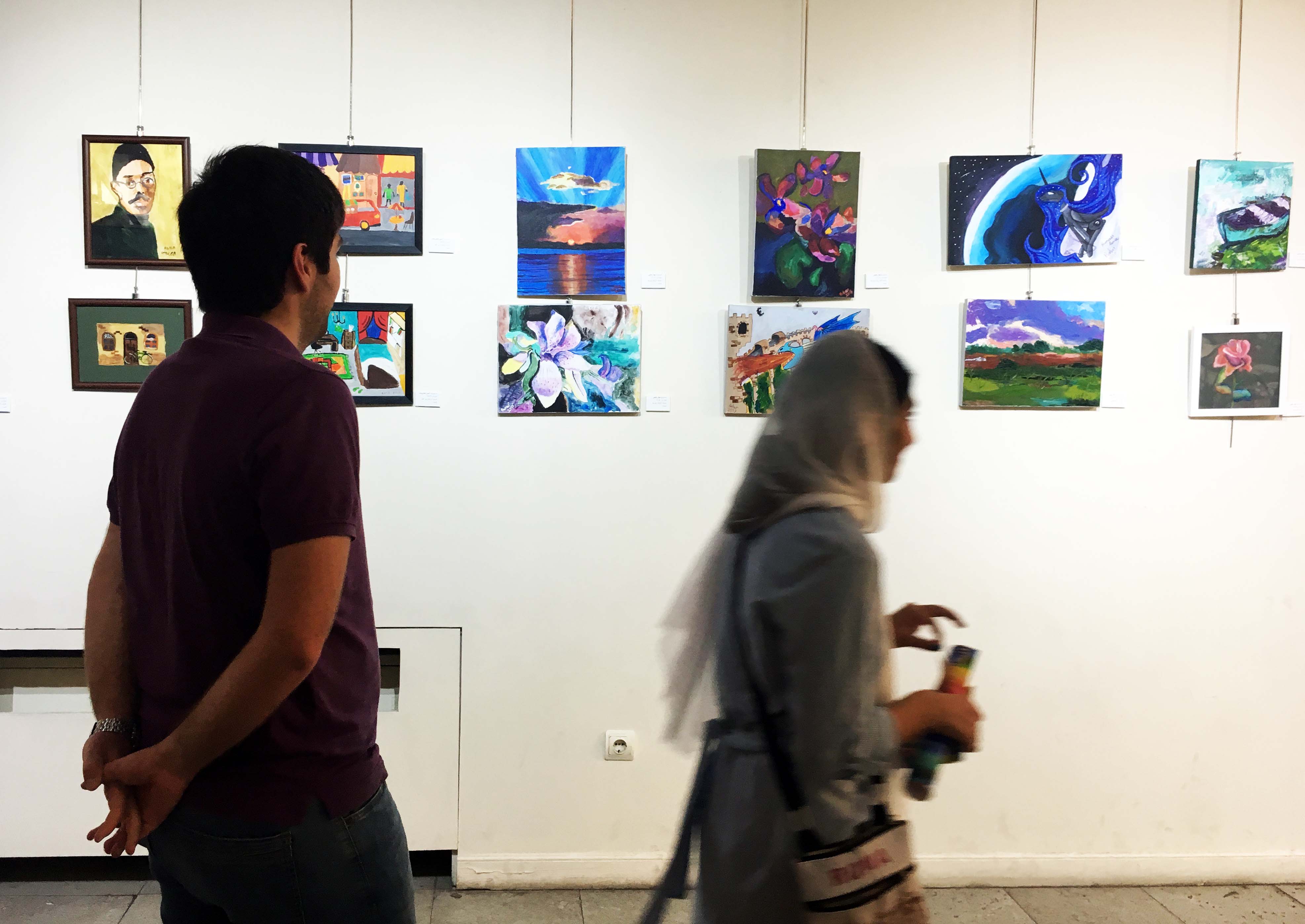 گزارش تصویری نمایشگاه گروهی خیال نو در فرهنگسرای ارسباران