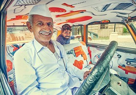 تاکسی‌های هزار رنگ بمبئی‌/گزارش تصویری