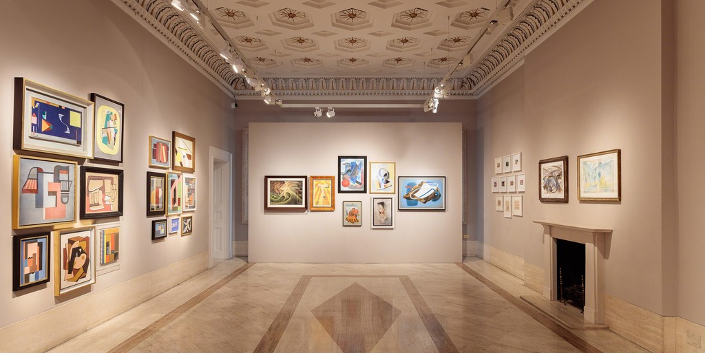 گزارش تصویری نمایشگاه آثار فتوریست و انتزاعی ایتالیایی در لندن