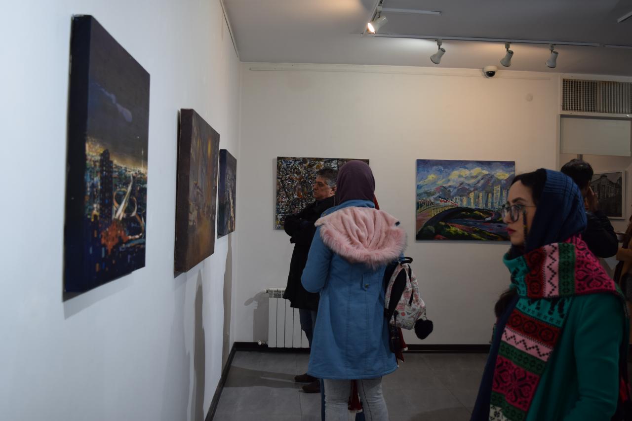 گزارش تصویری نمایشگاه گروهی "تهران" در گالری پل