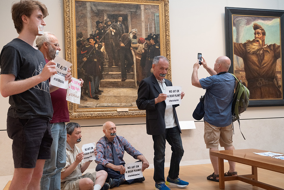 After a year of climate protests, the toll rises for museums and activists