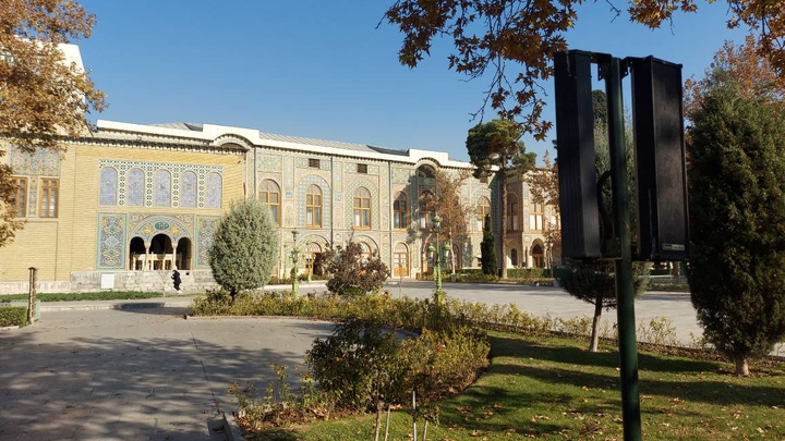 پرده نماهای ۳ عمارت مجموعه فرهنگی تاریخی گلستان برداشته شد