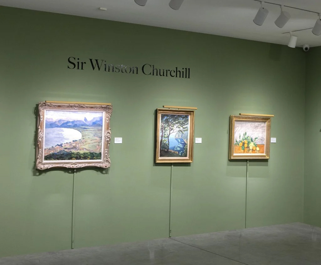 نمایش آثار هنری وینستون چرچیل برای اولین بار در آمریکا
