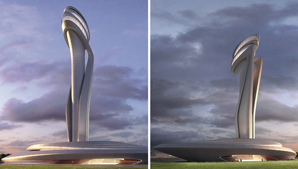 لیست نهایی منتخبین رقابت طراحی برج کنترل ترافیک فرودگاه جدید استانبول