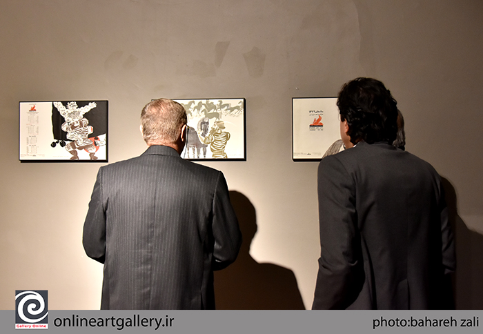 گزارش تصویری نمایشگاه دوازدهمین سالگرد مرتضی ممیز در خانه هنرمندان