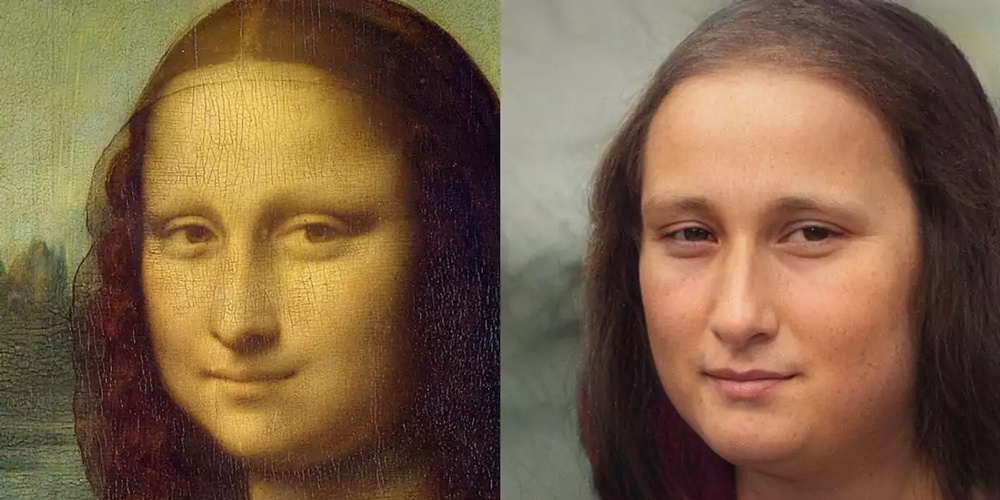 Portraits of famous historical figures with AI technology