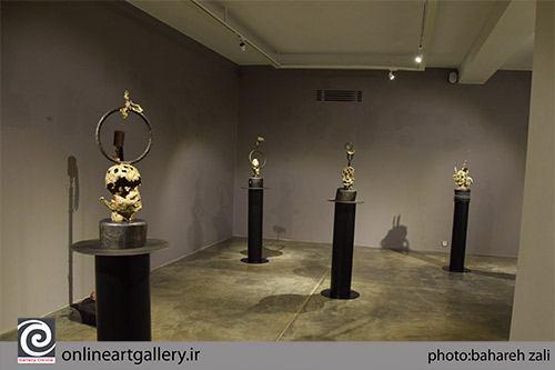 گزارش تصویری نمایشگاه گروهی مجسمه با عنوان "آنک انسان" در گالری شیرین