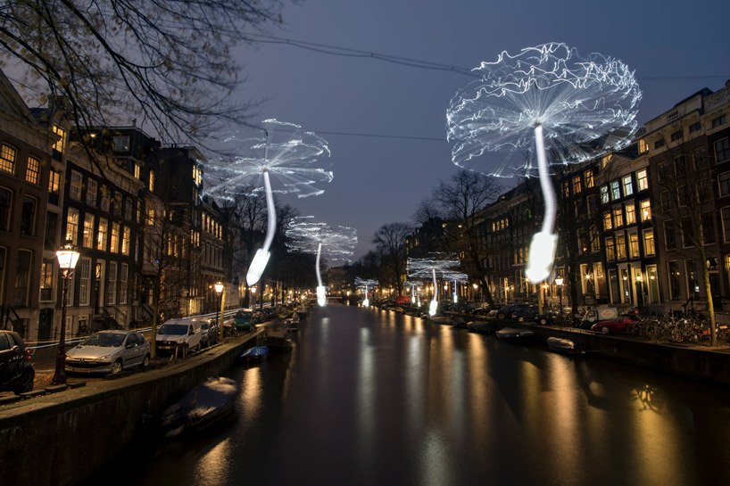 جشنواره نور آمستردام خیابان ها و کانال های شهر را روشن کرد