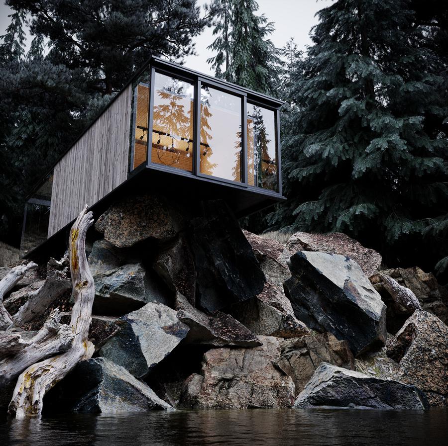 House in the woods by Alexander Dimitrov