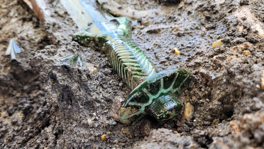 Archaeologists find a 3,000-year-old sword so well preserved it`s still gleaming