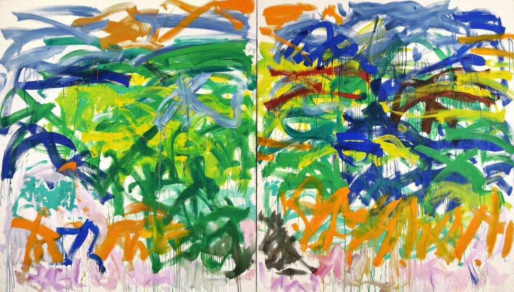 ساتبیز به مزایده چهار تابلو نقاشی جوآن میچل می‌رود