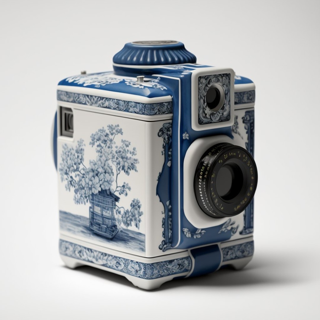 Mathieu Stern`s AI-Generated porcelain cameras