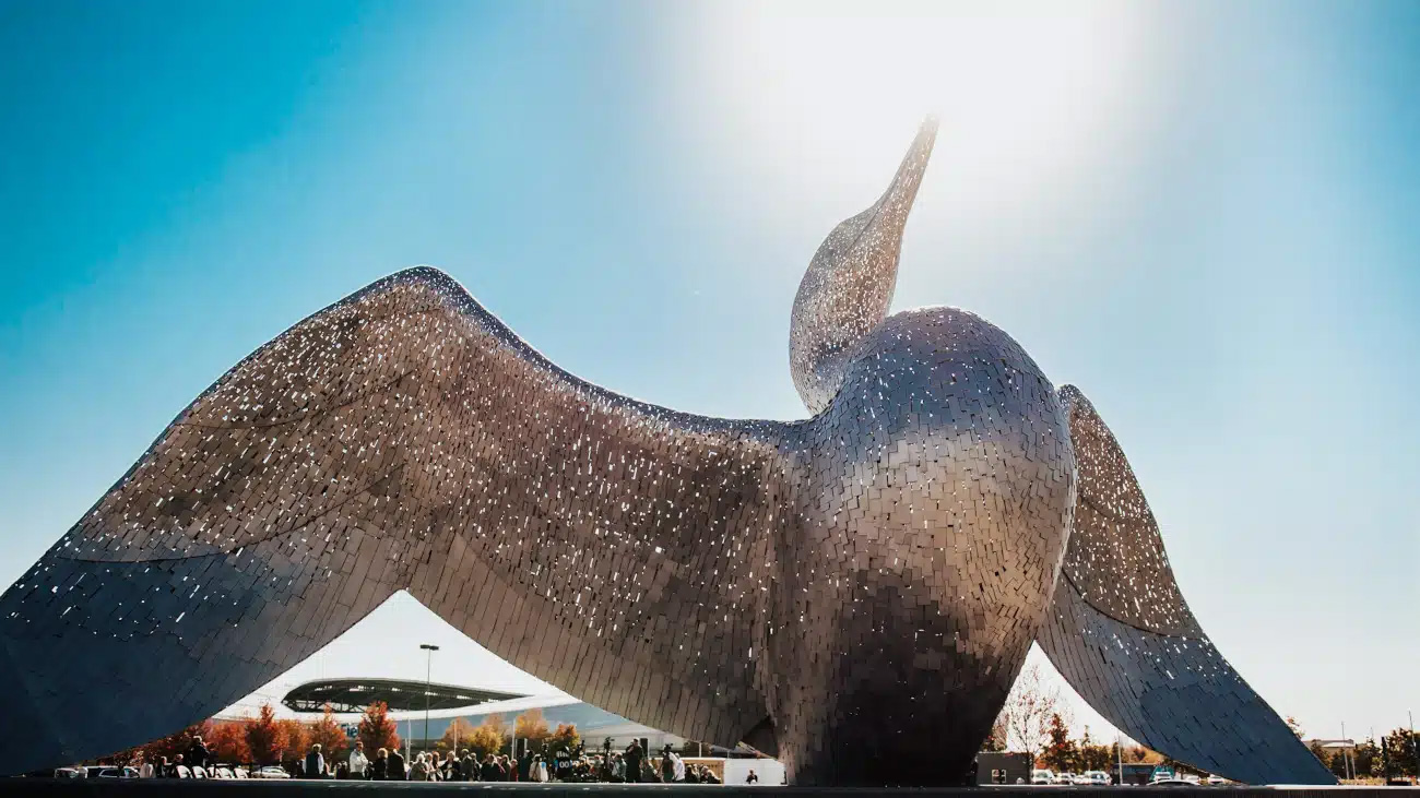 Loon Sculpture Brings an Uplifting Message About Nature and Purpose to the Twin Cities