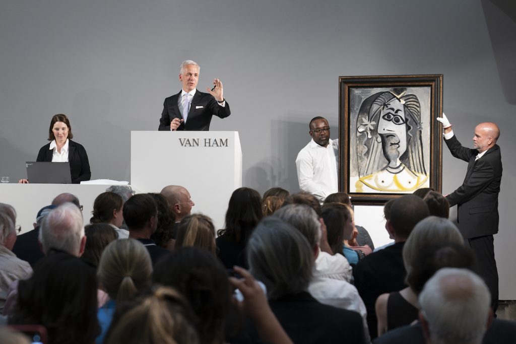 A Picasso Portrait Consigned by His Ex-Wife`s Estate Just Set a Record for the Artist in the Frothy German Auction Market